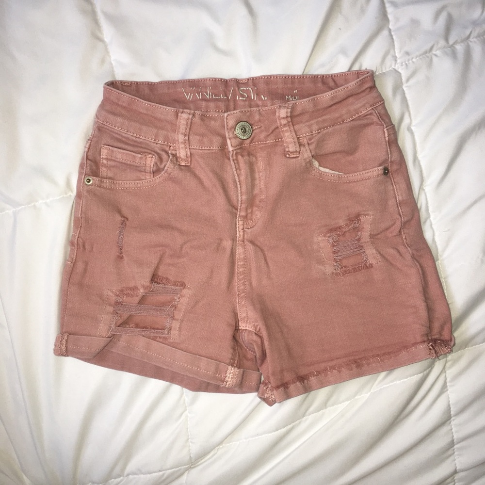 High waisted shorts